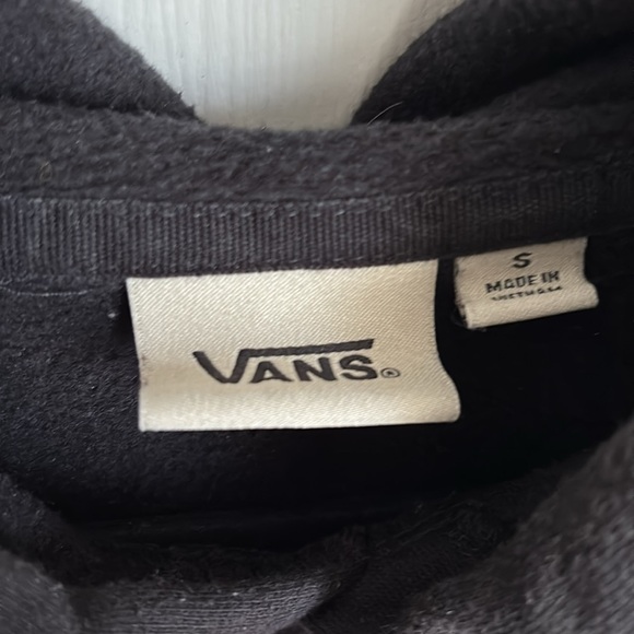 VANS Butterfly hoodie black blue and yellow size Small - Picture 8 of 8